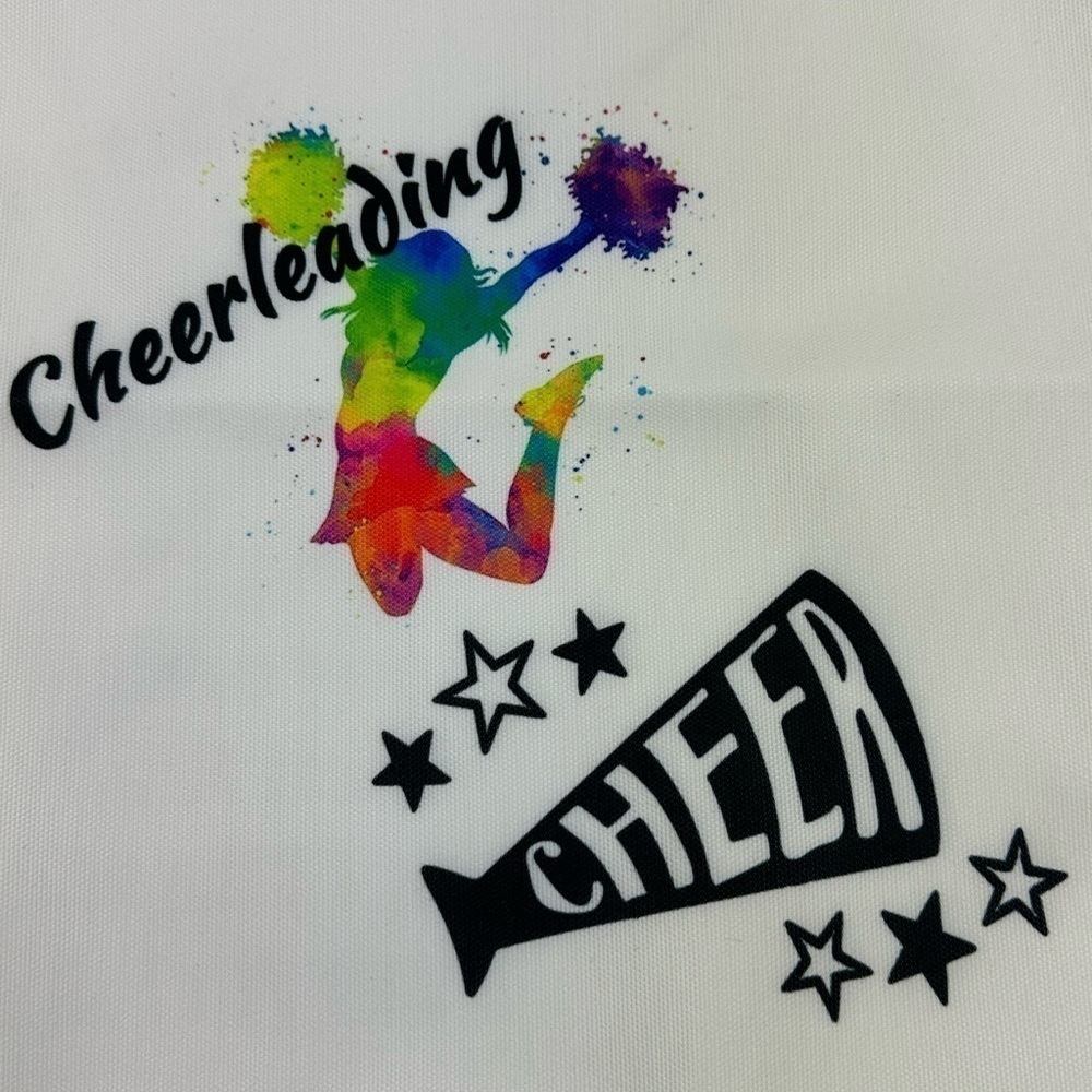 Cheerleading Canvas Drawstring Backpack - Picture 2 of 5